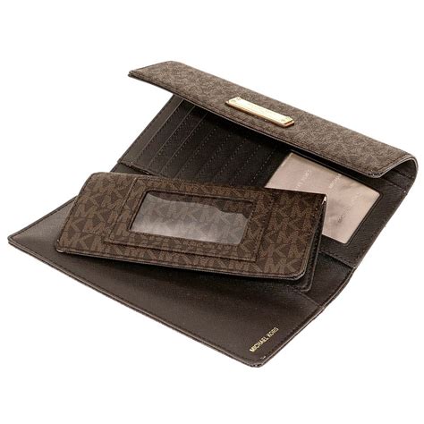 michael kors checkbook wallet mk prnt|Michael kors checkbook wallet + FREE SHIPPING .